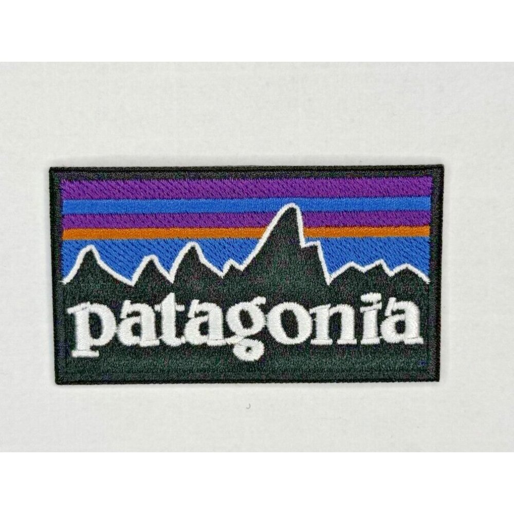(2) Patagonia Mountains Embroidered 3in Iron / Sew-On Patches - Picture 4 of 6